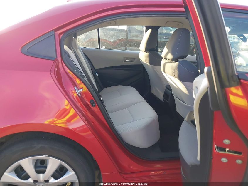 2021 Toyota Corolla Le VIN: 5YFEPMAE0MP262499 Lot: 43677692