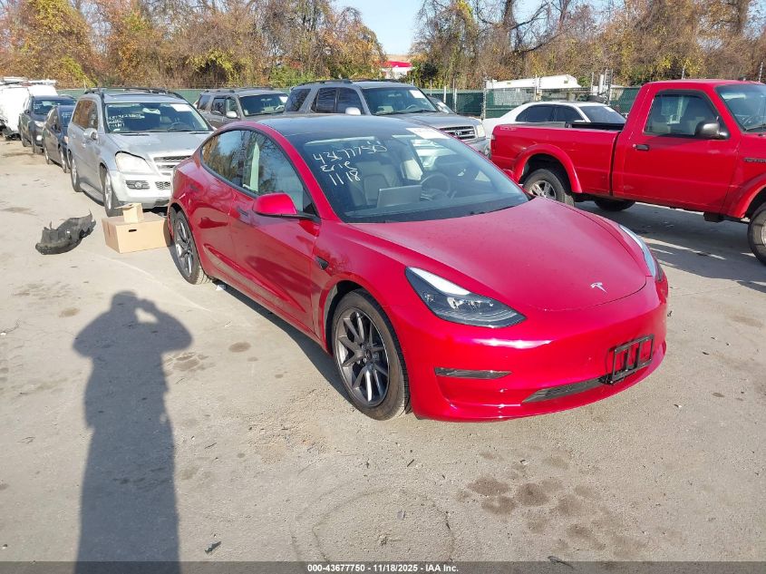 TESLA MODEL 3 STANDARD RANGE PLUS REAR-WHEEL DRIVE