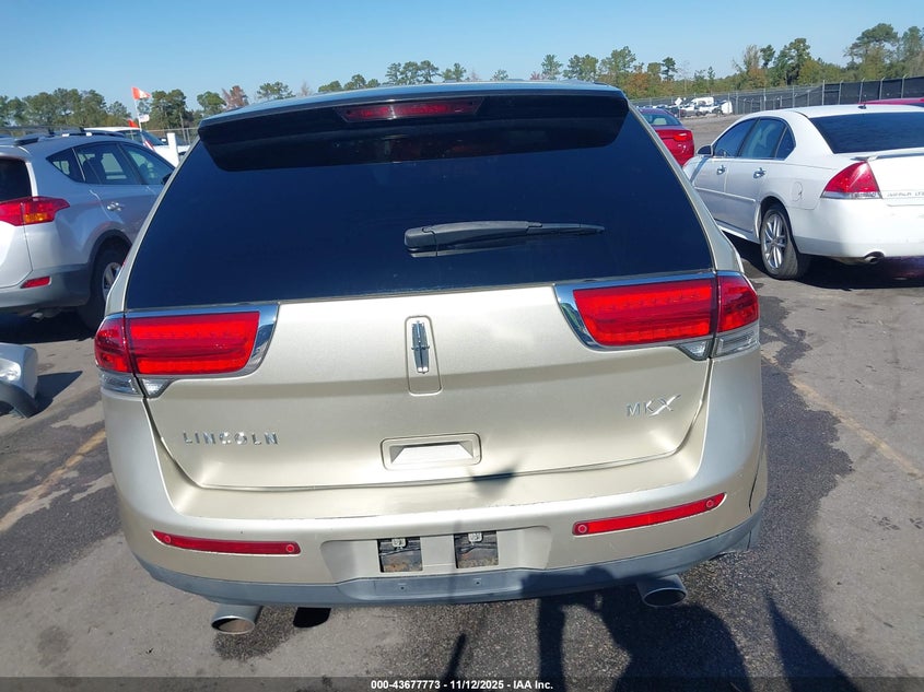 2011 Lincoln Mkx VIN: 2LMDJ6JK0BBJ07844 Lot: 43677773