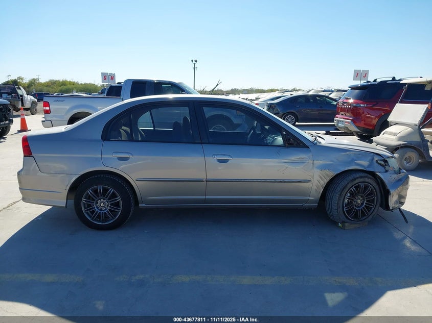 2004 Honda Civic Lx VIN: 2HGES16554H534350 Lot: 43677811