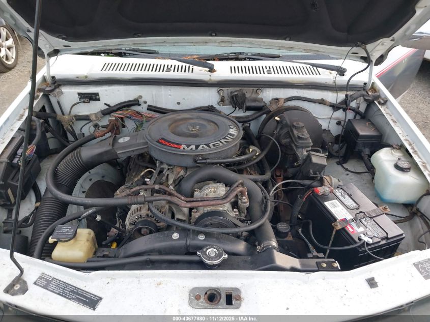 1992 Dodge Dakota VIN: 1B7GG23Y1NS526933 Lot: 43677880