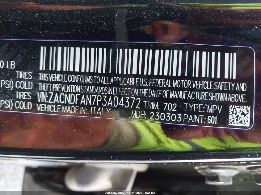 2023 Dodge Hornet Gt Awd VIN: ZACNDFAN7P3A04372 Lot: 43677902