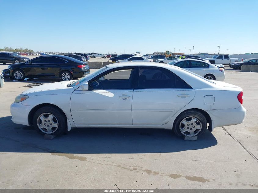 2003 Toyota Camry Le V6 VIN: 4T1BF32K03U048789 Lot: 43677913