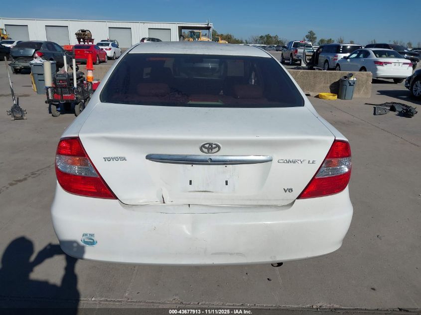 2003 Toyota Camry Le V6 VIN: 4T1BF32K03U048789 Lot: 43677913