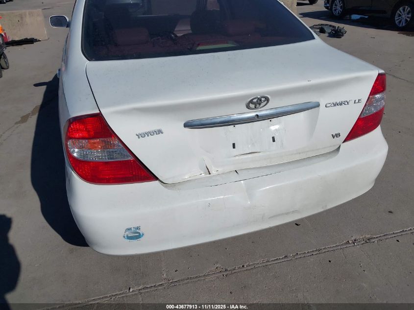 2003 Toyota Camry Le V6 VIN: 4T1BF32K03U048789 Lot: 43677913