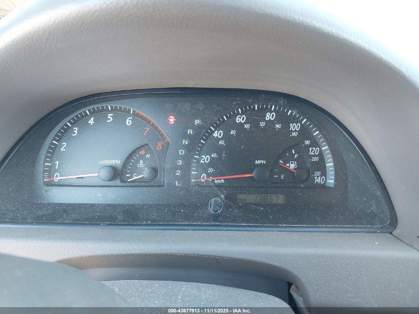 2003 Toyota Camry Le V6 VIN: 4T1BF32K03U048789 Lot: 43677913