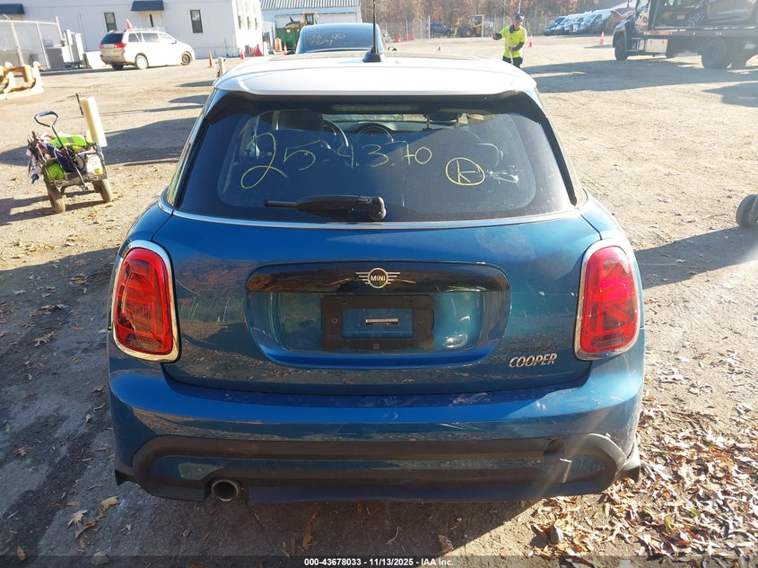 2022 Mini Hardtop Cooper VIN: WMW33DK07N2R63754 Lot: 43678033