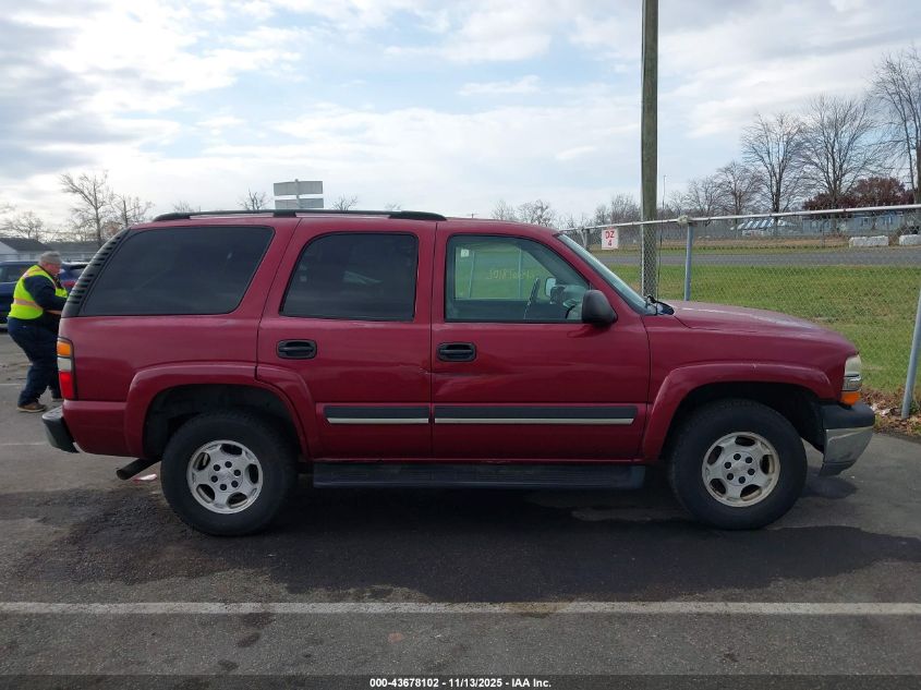2004 Chevrolet Tahoe Ls VIN: 1GNEK13T64J302878 Lot: 43678102