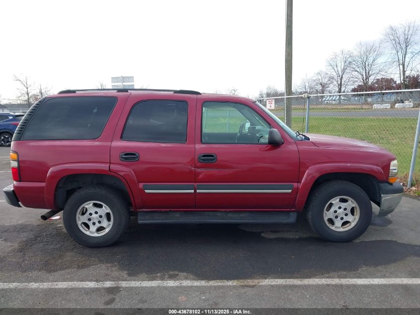 2004 Chevrolet Tahoe Ls VIN: 1GNEK13T64J302878 Lot: 43678102