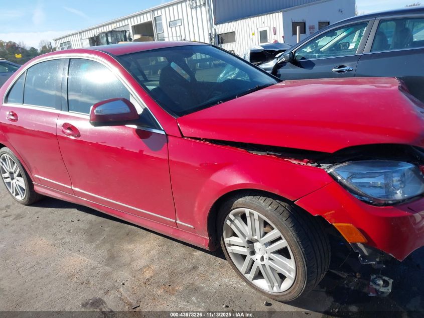 2008 Mercedes-Benz C 300 Luxury/Sport VIN: WDDGF54X38F080832 Lot: 43678226