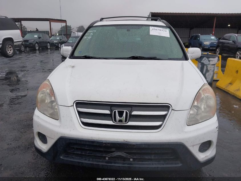 2006 Honda Cr-V Se VIN: JHLRD78966C012736 Lot: 43678322