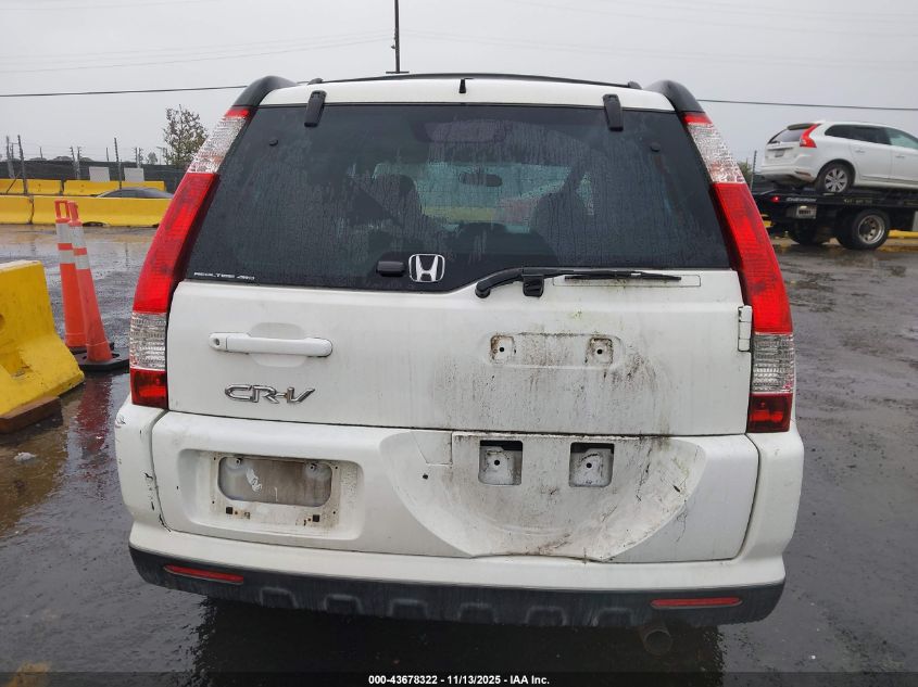 2006 Honda Cr-V Se VIN: JHLRD78966C012736 Lot: 43678322