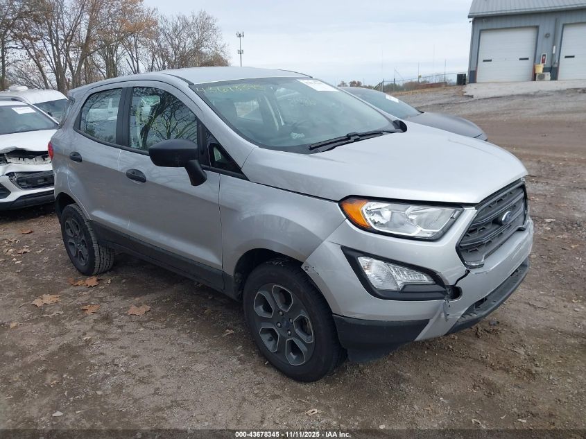 2021 FORD ECOSPORT S - MAJ6S3FL7MC416645