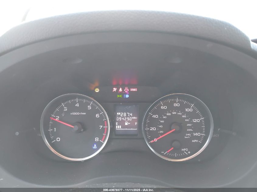 2016 Subaru Crosstrek 2.0I VIN: JF2GPAAC3G9271831 Lot: 43678377