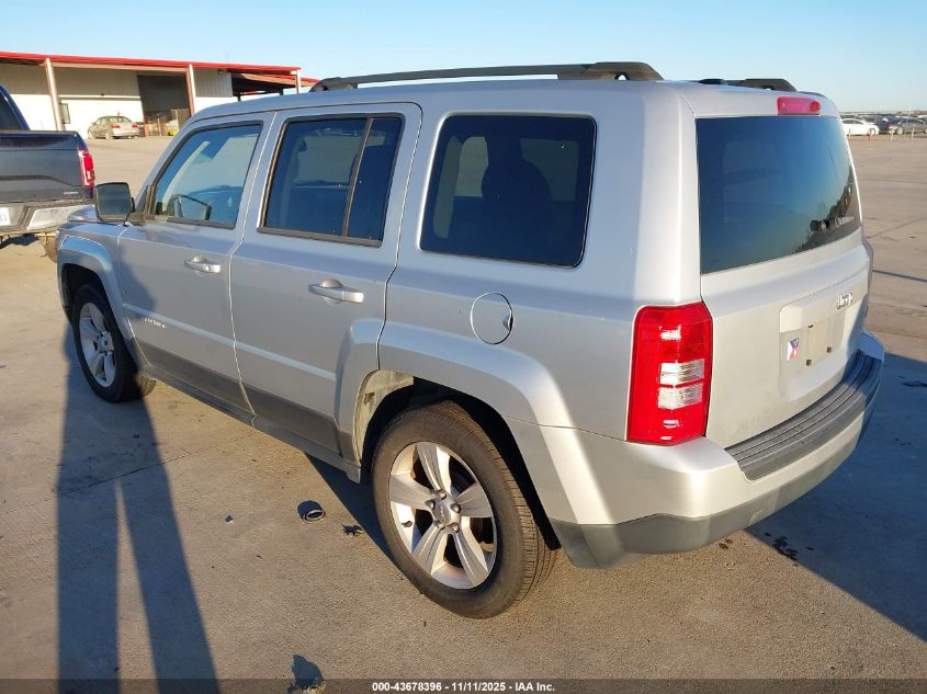 2013 JEEP PATRIOT LATITUDE 1C4NJPFA8DD237975