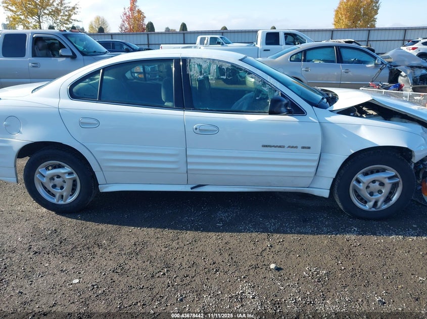 1999 Pontiac Grand Am Se1 VIN: 1G2NE52T7XM924776 Lot: 43678442