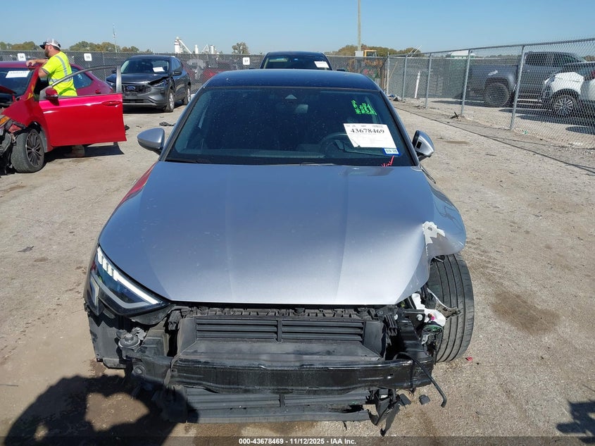 2022 Audi A3 Premium Plus 40 Tfsi Front-Wheel Drive S Tronic VIN: WAUBUDGY8NA073700 Lot: 43678469