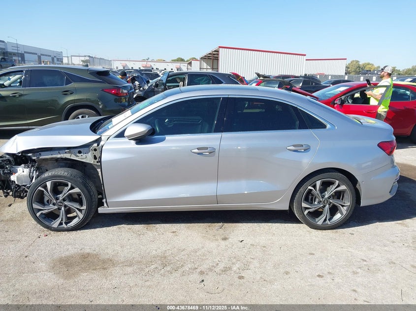 2022 Audi A3 Premium Plus 40 Tfsi Front-Wheel Drive S Tronic VIN: WAUBUDGY8NA073700 Lot: 43678469