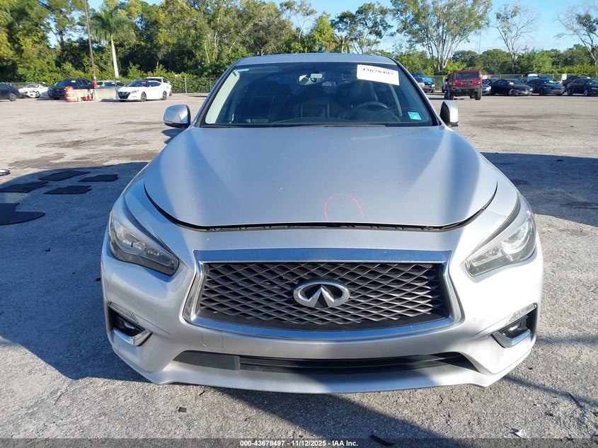 2019 Infiniti Q50 3.0T Luxe VIN: JN1EV7APXKM516649 Lot: 43678497