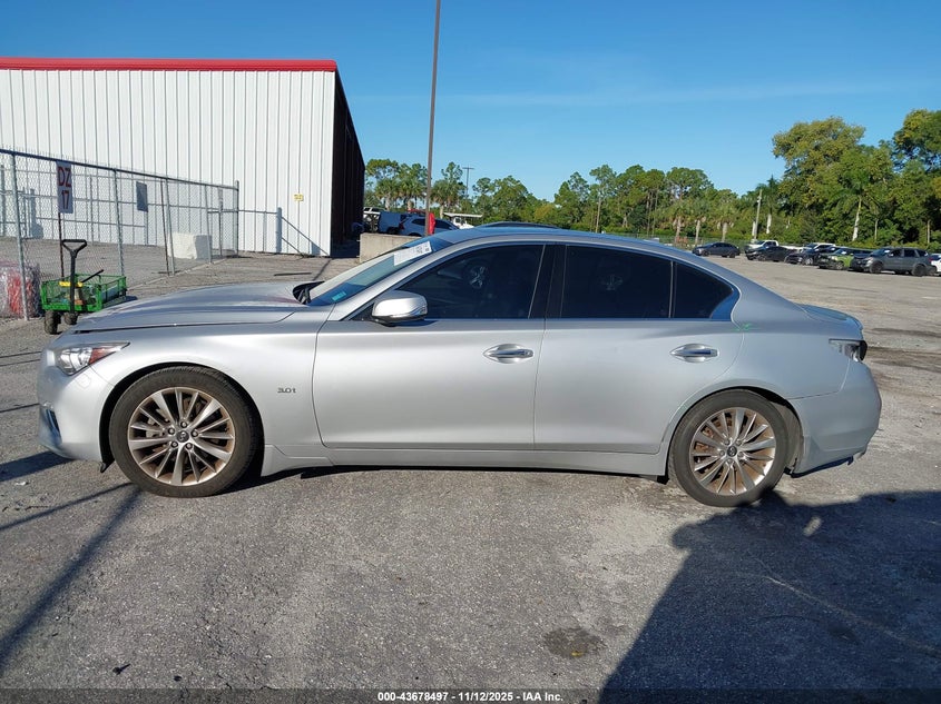2019 Infiniti Q50 3.0T Luxe VIN: JN1EV7APXKM516649 Lot: 43678497