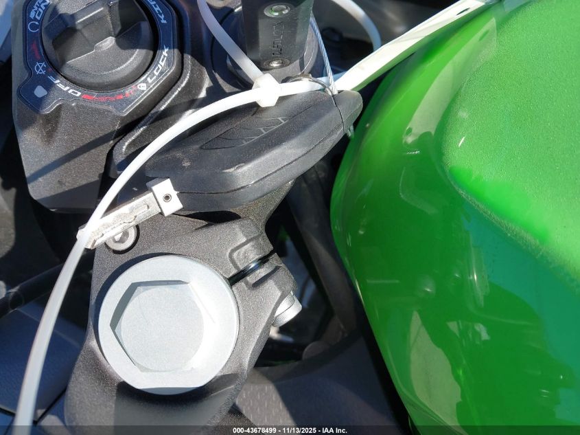 2025 Kawasaki Ex500 A/B VIN: ML5EXGJ12SDA49758 Lot: 43678499