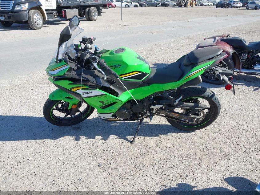 2025 Kawasaki Ex500 A/B VIN: ML5EXGJ12SDA49758 Lot: 43678499