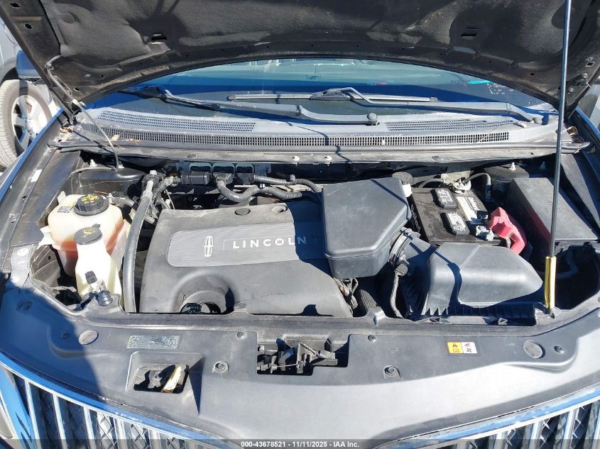 2012 Lincoln Mkx VIN: 2LMDJ8JK1CBL09671 Lot: 43678521