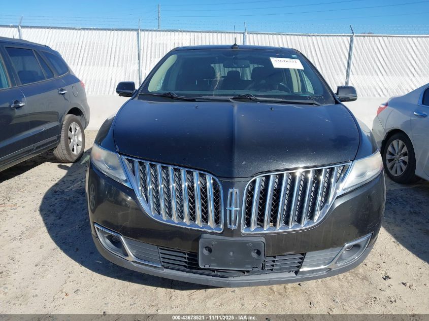 2012 Lincoln Mkx VIN: 2LMDJ8JK1CBL09671 Lot: 43678521