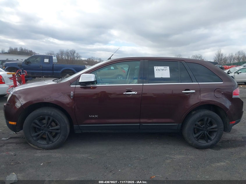 2010 Lincoln Mkx VIN: 2LMDJ8JC4ABJ22205 Lot: 43678527
