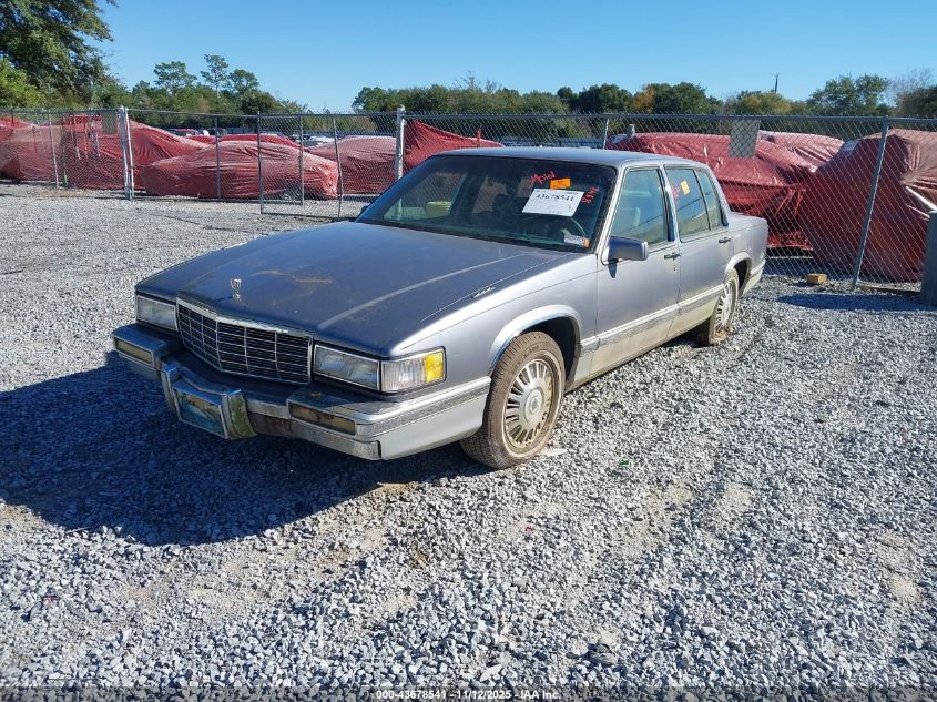 1G6CD53BXM4299963 1991 CADILLAC DE VILLE photo no. 2