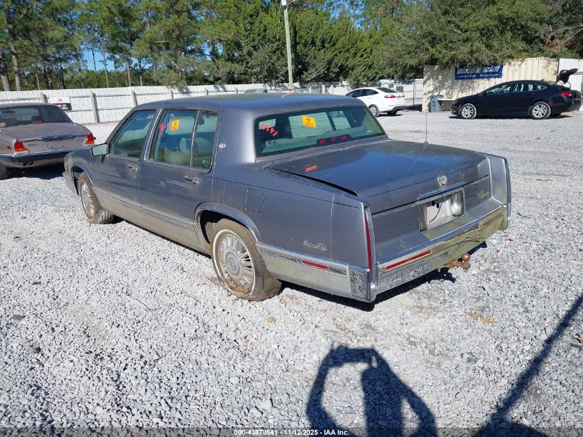 1G6CD53BXM4299963 1991 CADILLAC DE VILLE photo no. 3