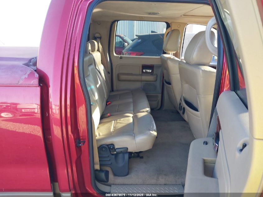 2007 Ford F-150 Lariat/Xlt VIN: 1FTPW12V17FA84350 Lot: 43678575