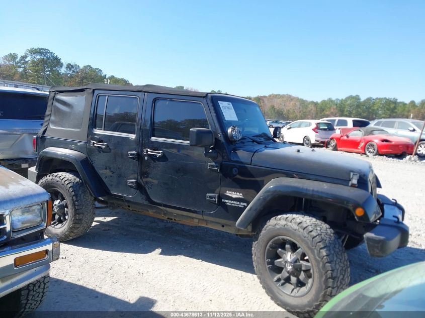 2008 Jeep Wrangler Unlimited Sahara VIN: 1J4GA59138L505040 Lot: 43678613