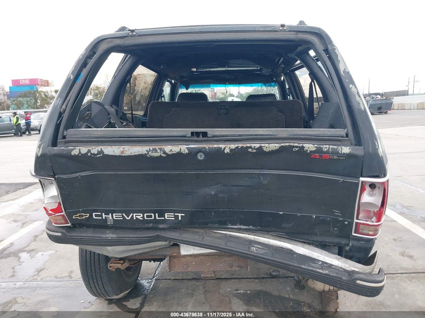 1991 Chevrolet Blazer S10 VIN: 1GCCS13Z7M2158630 Lot: 43678638