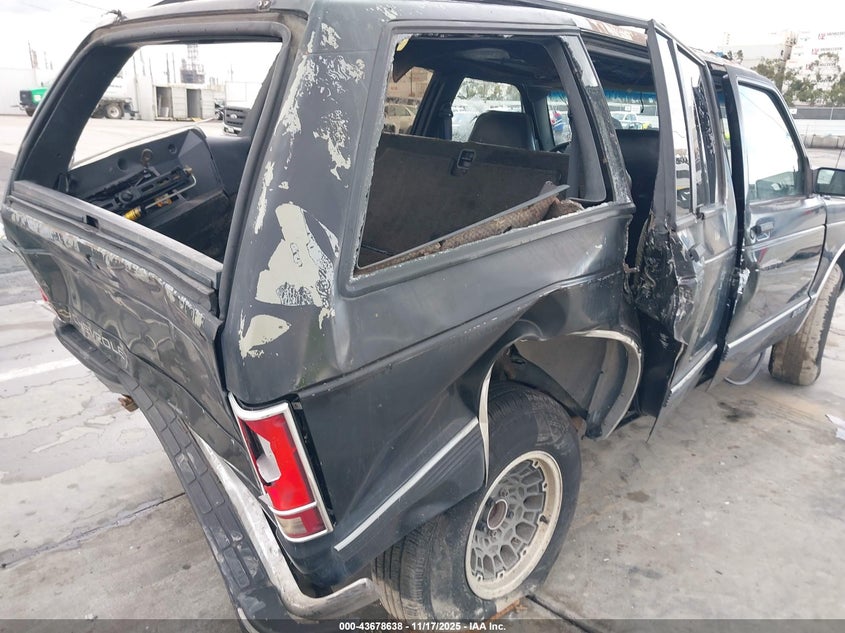 1991 Chevrolet Blazer S10 VIN: 1GCCS13Z7M2158630 Lot: 43678638