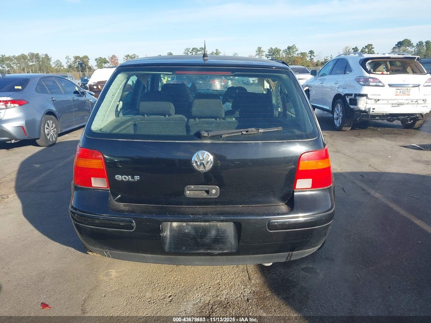 2001 Volkswagen Golf Gls VIN: 9BWGS61J314064827 Lot: 43678683