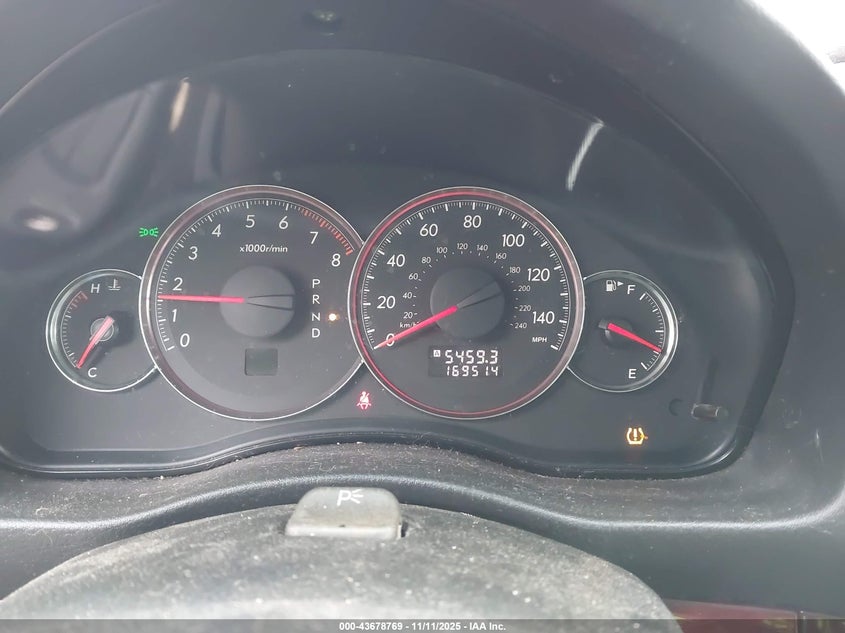 2009 Subaru Legacy 2.5I Limited VIN: 4S3BL626697228724 Lot: 43678769