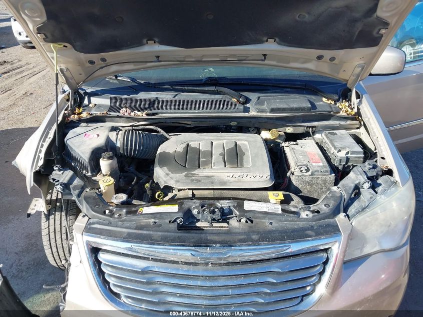 2013 Chrysler Town & Country Touring VIN: 2C4RC1BGXDR540885 Lot: 43678774