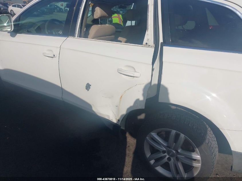 2008 Audi Q7 3.6 Premium VIN: WA1BY74L68D027989 Lot: 43678818