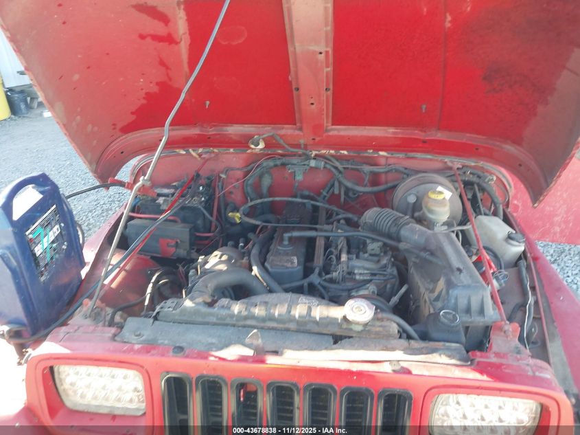 1995 Jeep Wrangler / Yj Se VIN: 1J4FY29S8SP291693 Lot: 43678838