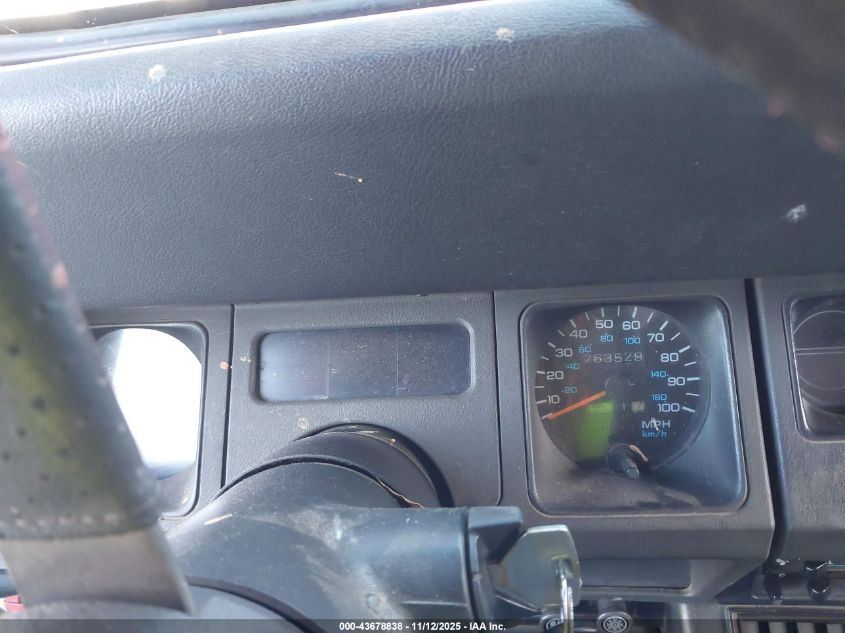 1995 Jeep Wrangler / Yj Se VIN: 1J4FY29S8SP291693 Lot: 43678838