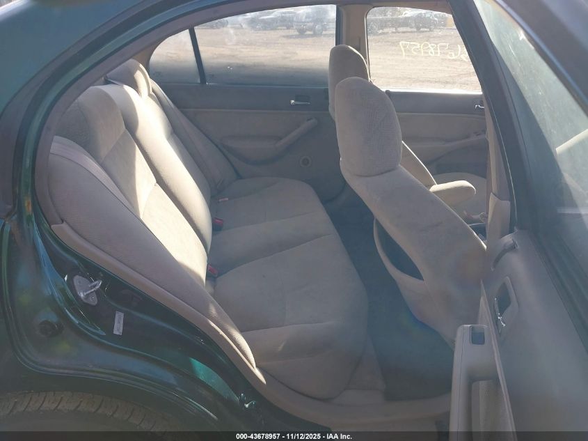 2002 Honda Civic Lx VIN: 2HGES16542H506603 Lot: 43678957