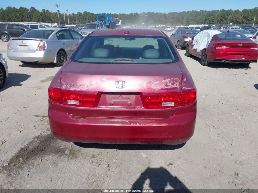 2005 Honda Accord 2.4 Ex VIN: 1HGCM56845A141717 Lot: 43678980