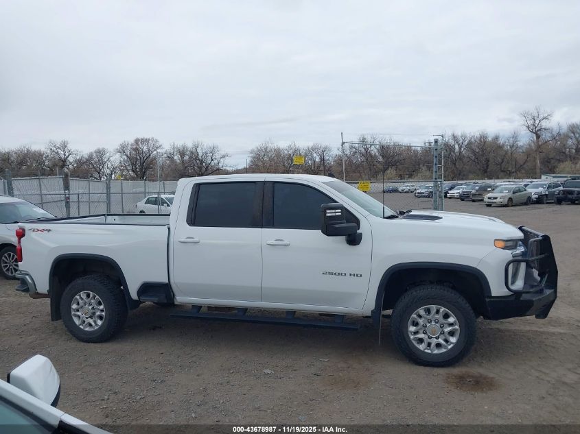 2022 Chevrolet Silverado 2500Hd 4Wd Standard Bed Lt VIN: 1GC4YNE7XNF154930 Lot: 43678987