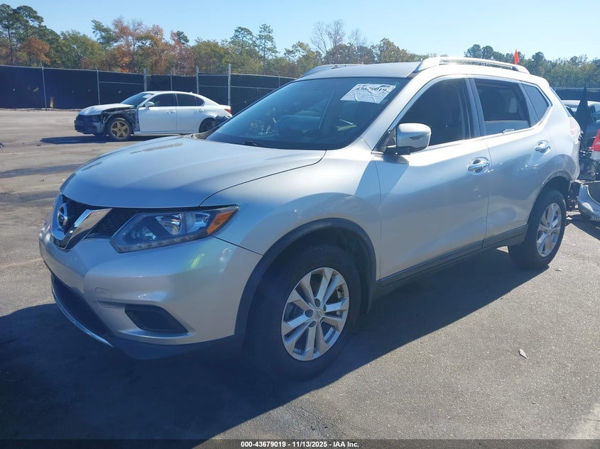 KNMAT2MT6GP727480 2016 NISSAN ROGUE photo no. 2