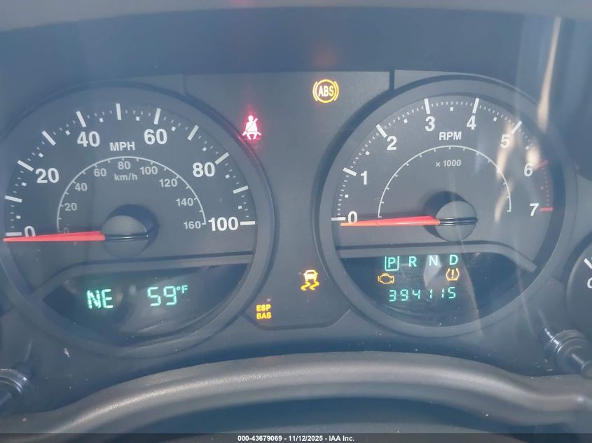 2008 Jeep Wrangler X VIN: 1J4FA24178L647442 Lot: 43679069