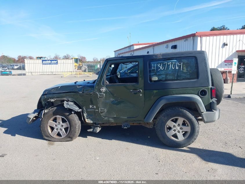 2008 Jeep Wrangler X VIN: 1J4FA24178L647442 Lot: 43679069