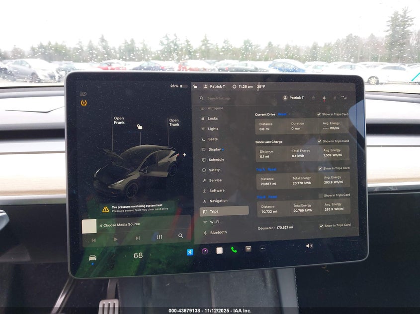 2021 Tesla Model Y Performance Dual Motor All-Wheel Drive VIN: 5YJYGDEF0MF201505 Lot: 43679138