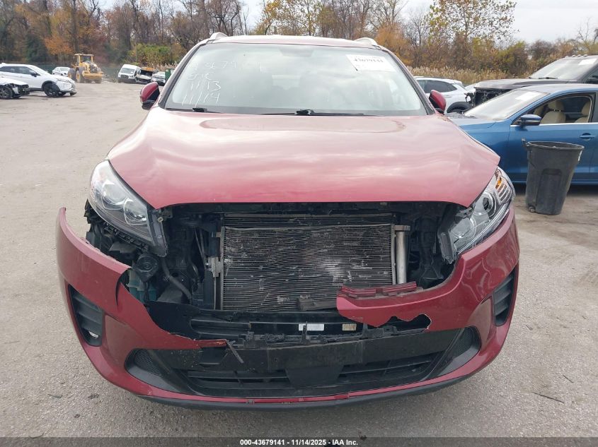 2020 Kia Sorento 2.4L Lx VIN: 5XYPGDA34LG659787 Lot: 43679141