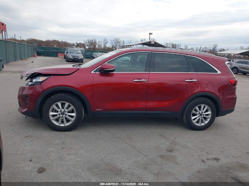 2020 Kia Sorento 2.4L Lx VIN: 5XYPGDA34LG659787 Lot: 43679141